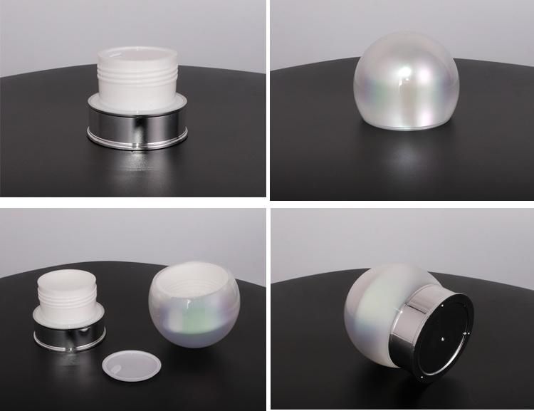 5g 10g 15g 20g 30g 50g Acrylic Round Pearl Shape Cream Jar