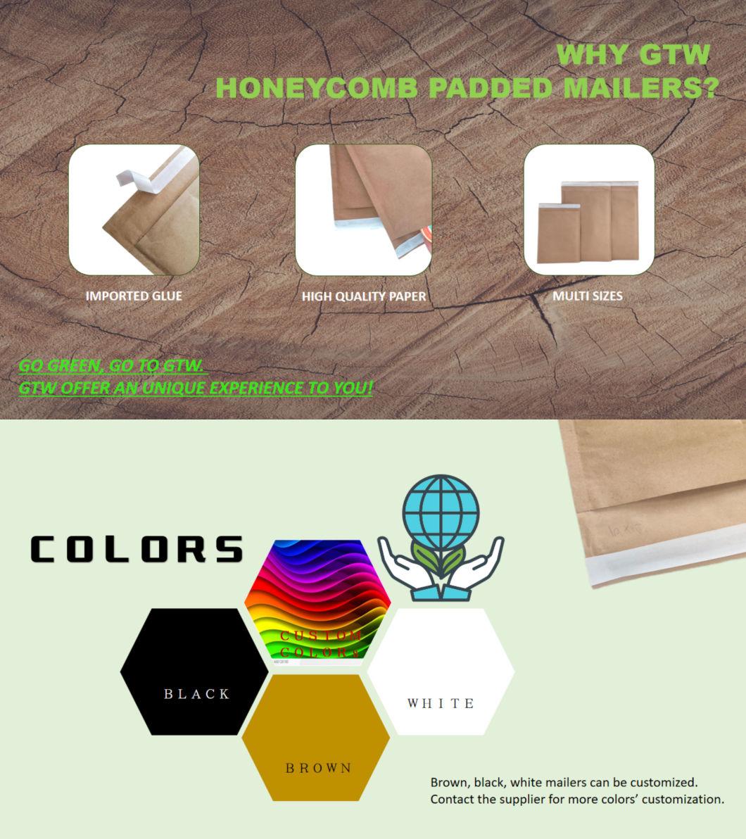 OEM New Product Eco Friendly Biodegradable Honeycomb Paper Padded Mailer