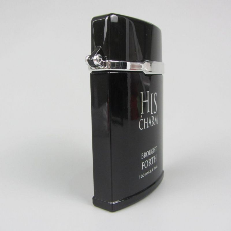 Luxury 100ml Spray Cap Perfume Bottle for Square Shape