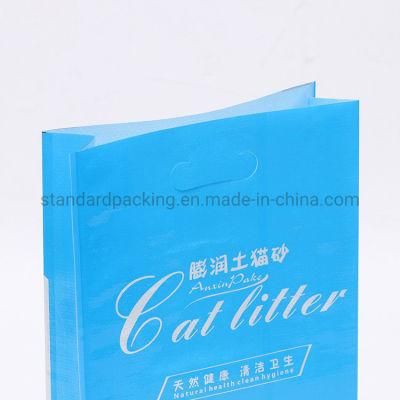 Custom Logo BOPP Laminated PP Woven Hibags Empty Cat Litter Sand Plastic Packaging Bag