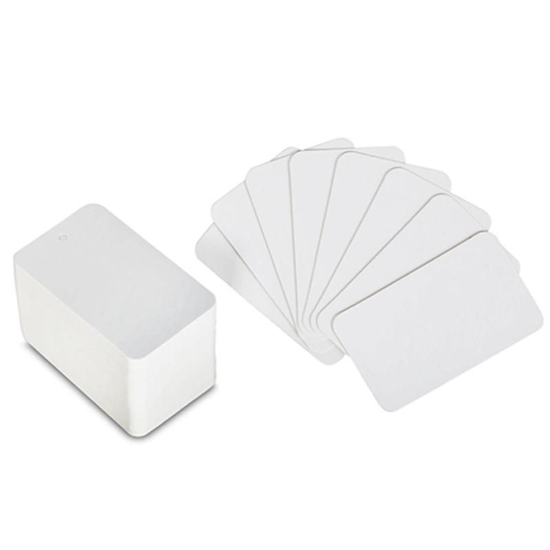 Custom White Unstrung Blank Paper Tags (5900-1)