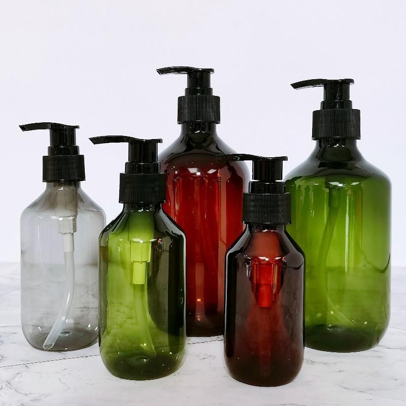 Eco Friendly 100ml 200ml Conditioner Hair Body Hand Shampoo Packaging Pet Plastic Bottle in Hotel Bathroom