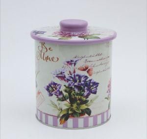 Rose Tea Tin Box Customizable