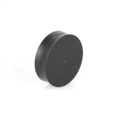 2020 Wholesale Hot Selling Products Black Cosmetic Plastic Round Empty Pressed Compact Powder Case Container Packaging