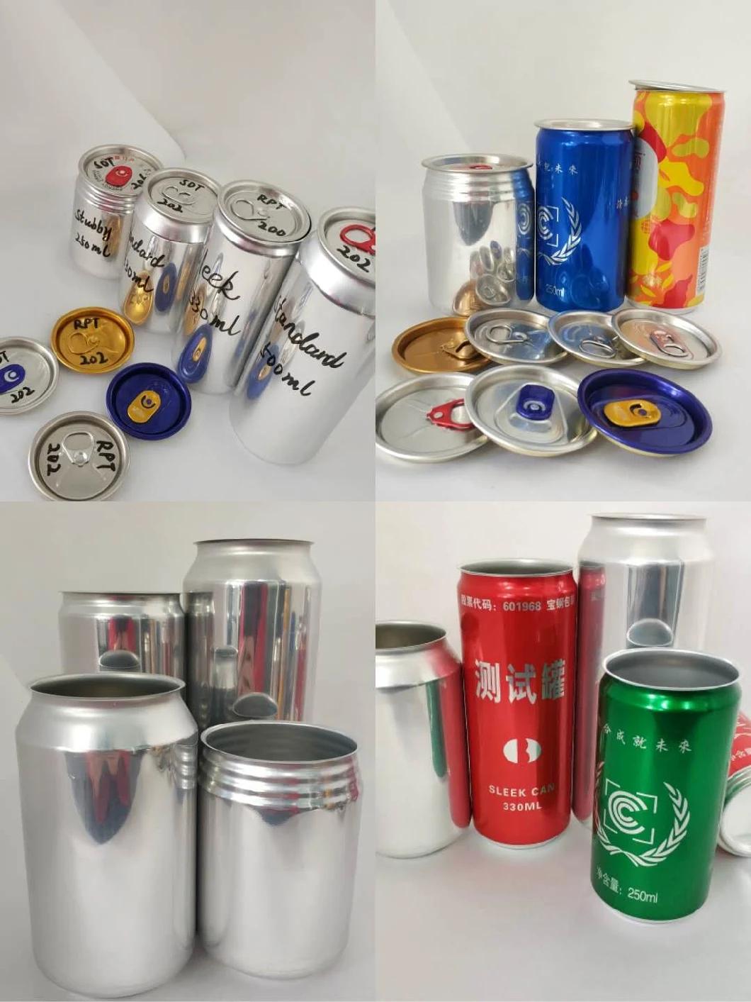 Custom Empty Aluminum Cans Recycled Material Beer Cans