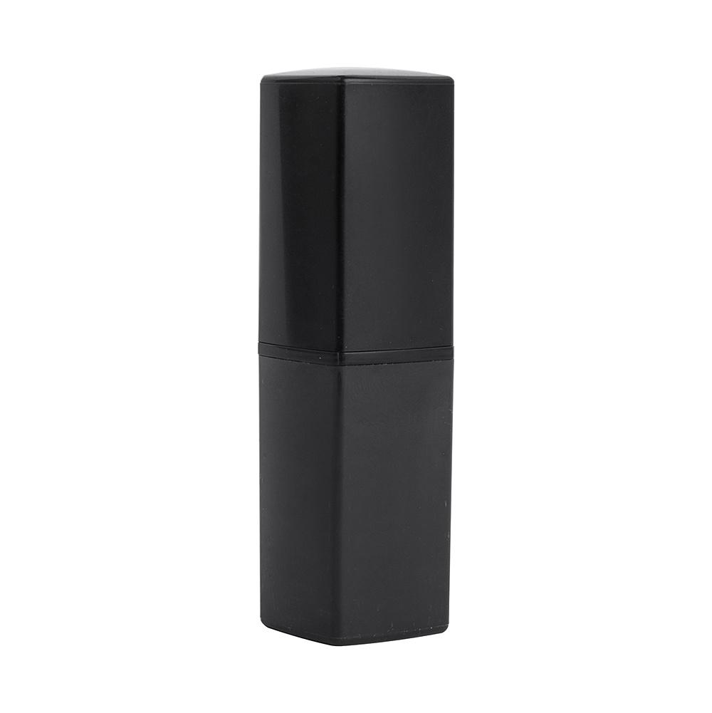 3.5g Black Square Lip Gloss Cosmetic Empty Lip Balm Container