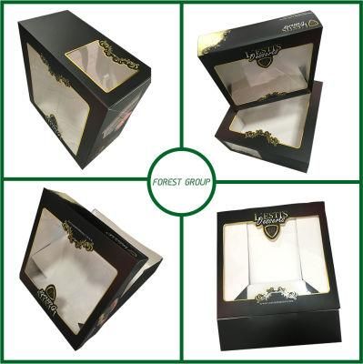 Clear PVC Window Paper Cake Gift Boxes