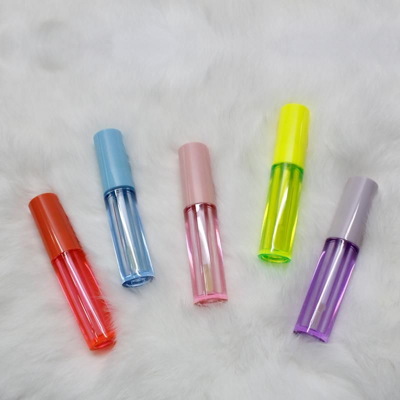 Lip Gloss Containers Tube with Wand Plastic Cosmetic Lipgloss Packaging