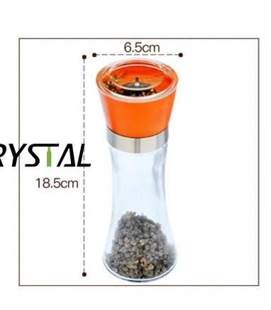 Best Price Manual Disposable Spice Salt Pepper Mill, Wholesale Glass Spice Salt Pepper Grinder