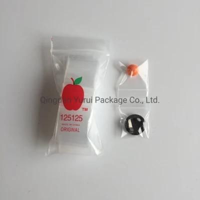 LDPE Eco Friendly Recyclable Mini Apple Ziplock Baggies