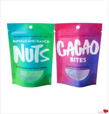 Food Packing Stand up Zipper Plastic Bag Custom Printed Bag