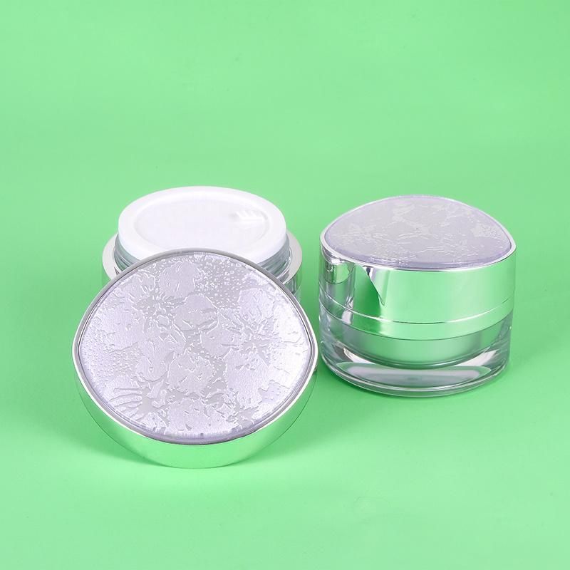 Manufacturer 15g 30g 50g Empty Elegant Cosmetic Container Cream Jar for Cosmetic Packaging