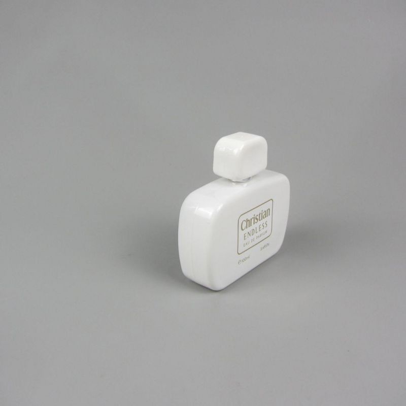 Wholesale 100ml Empty Flint Glass Flat Refillable Perfume Bottles