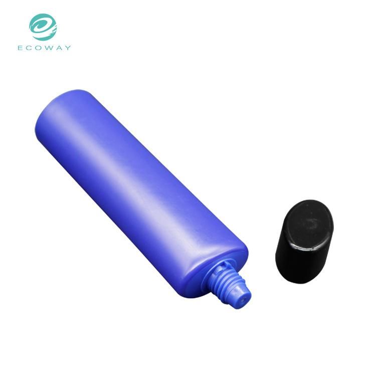 Free Customized Tube Body Pattern Blue Black Oval Screw Cap High Quality Wholesale Cosmetic Tube