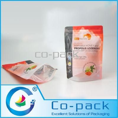 Stand up Plastic Packaging Bag for Brans Packing