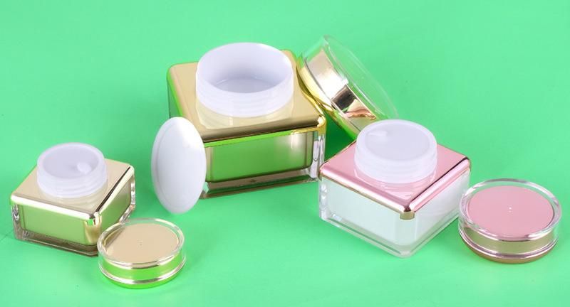 5g 10g 15g 30g Empty Square Elegant High Quality Jar for Skin Care