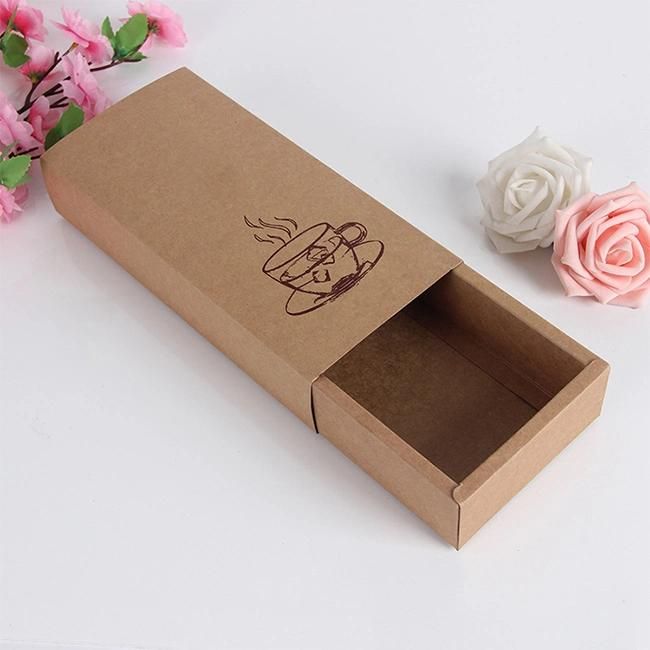 Drawer Kraft/White Paper Box Slide Box