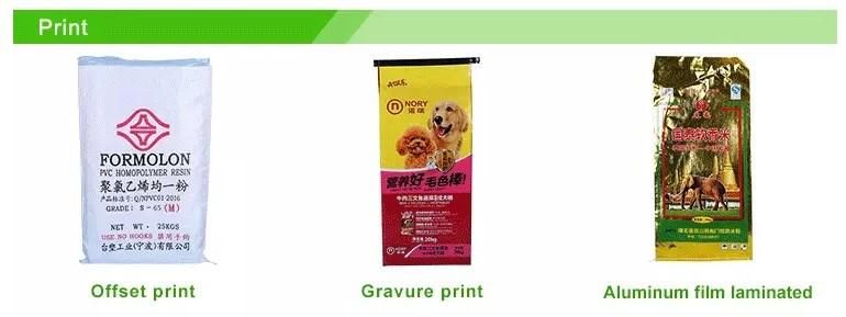 Hot Sale 25kg 50kg Laminated Woven PP Bag Feed Bag Fertilizer PP Bags Animal Food Bag