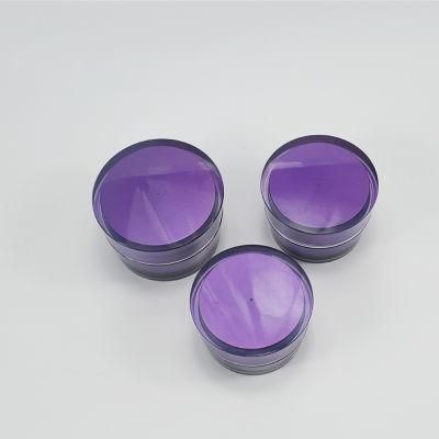 Warehouse Acrylic Cream Jar 15g 30g 50g Plastic Purple Color Face Cream