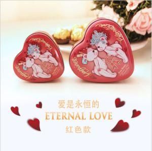 Love Bear Couple Tinplate Box Creative Happy Candy Box Tins Cans