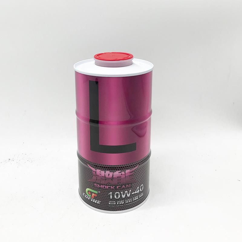 1L Gasoline Synthetic Motor Oil Tin Packaging Can