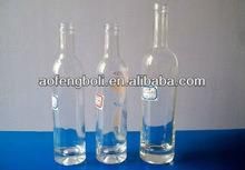 Round Shape 500ml Vodka Glass Bottle