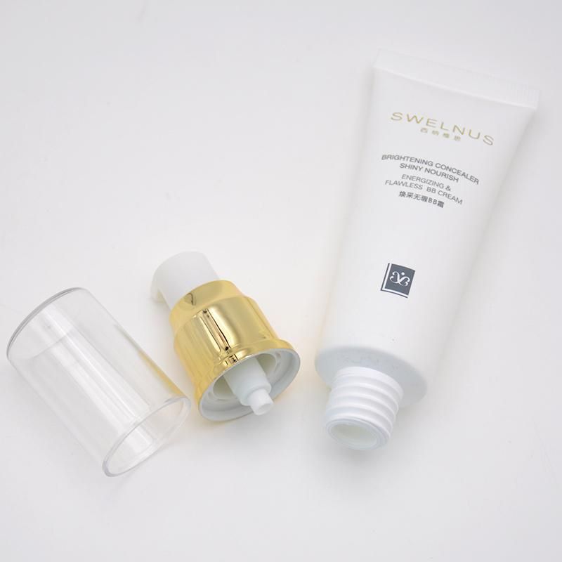 Brightening Concealer Shiny Nourish Airless Pump Cosmetic Packaging Plastic Tube