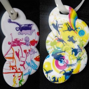 Beautiful Design Newly Fashion Customized PVC Luggage Tag