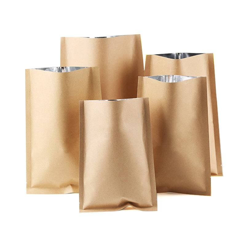 Insulated Matt Silver Three Sides Heat Seal Aluminum Foil Bag