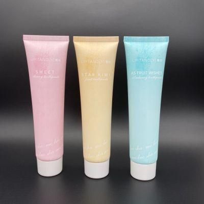 Cosmetic Packaging Tube with Label for Facial Cream Cleanser