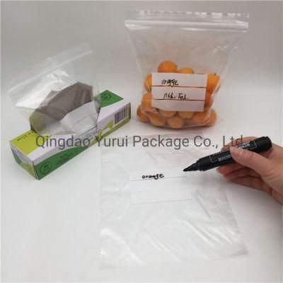 Tight Zipper Packaging Plastaic Candy Zip Lock Dust-Proof Food Storage Bag