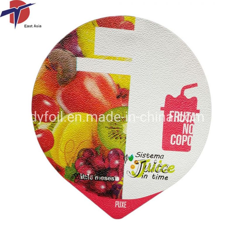 China Factory Aluminum Foil Lids for Juice Cup