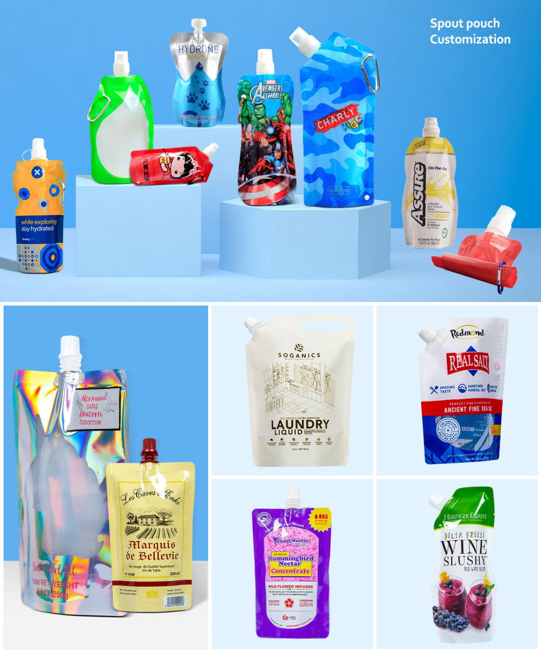 Washing Liquid Packaging Bags with Spout