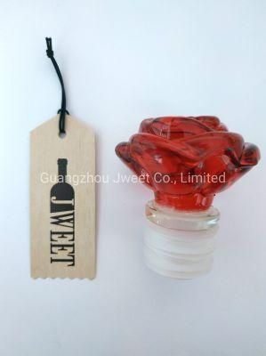 Customized Glass Wooden Top Spirits Bottle Cap for Liquor