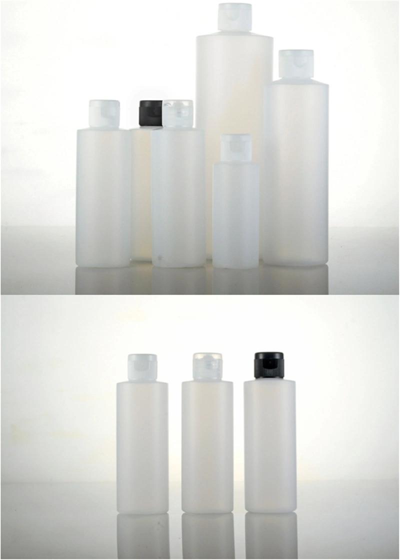 120ml 4oz PE Plastic Flip Cap Cosmetic Container Round Bottle