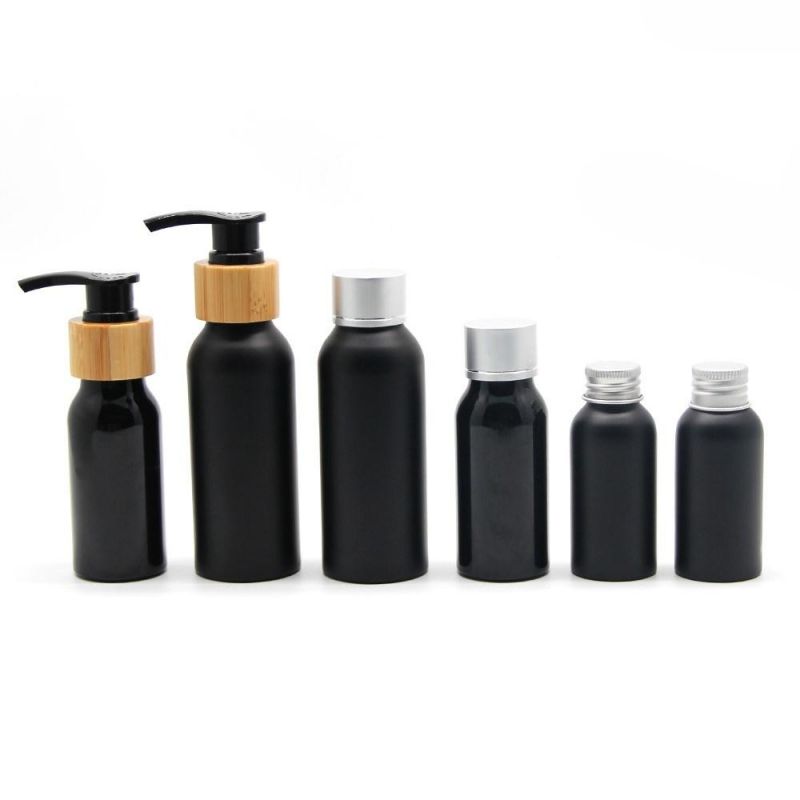 Mini Size Refillable Unbreakable 5 Star Hotel Amenity Aluminum Bottle