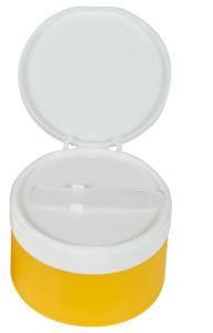 Flip Top Cap Plastic Cream Jar