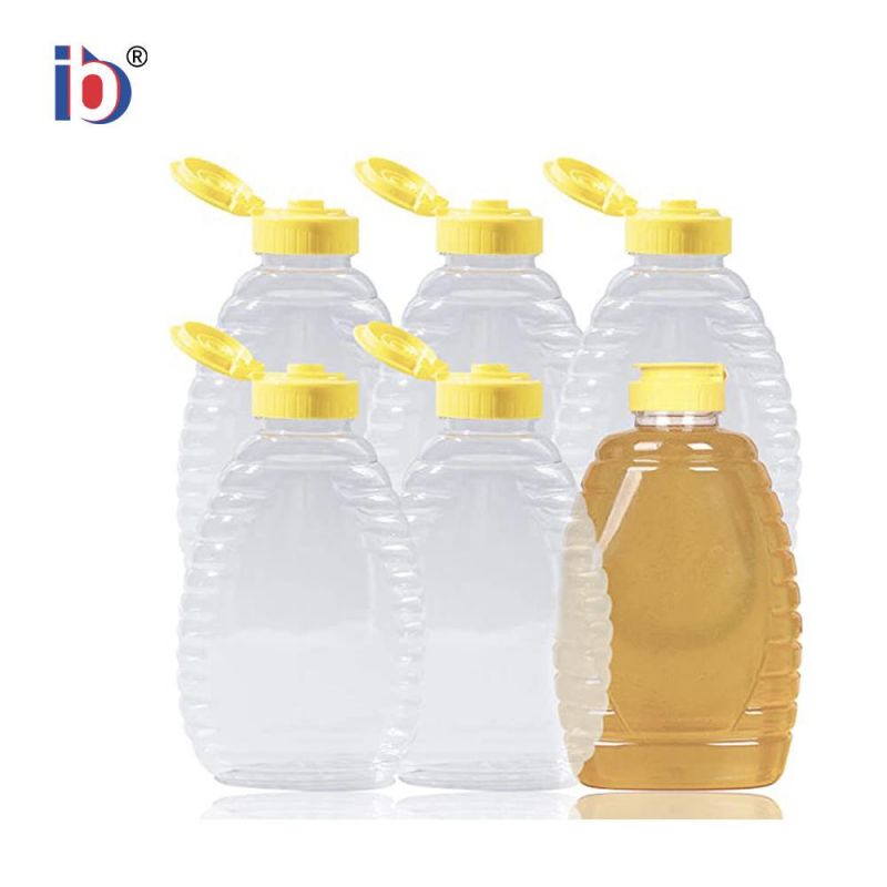 Retro Design Transparent Plastic Bottle Honey Bottle Plastic Reusable