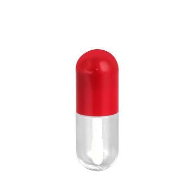in Stock Mini Capsule 3ml 4ml Popular Cute Kid Cosmetic Liptint Bottle Round Lip Gloss Tubes