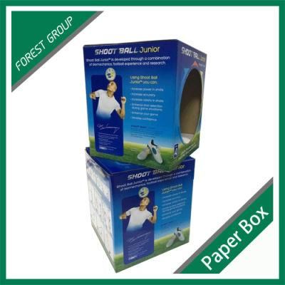 Corrugated Carton Box for Football Packaging with Window