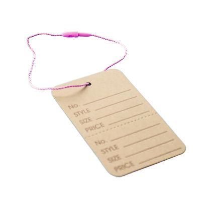 [Sinfoo] Factory Supply Plastic Clothing String Hang Tag (DL52-3)