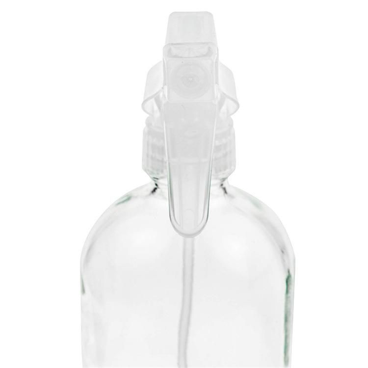 16oz Glass Boston Bottle in Clear with Spray and Lotion Head