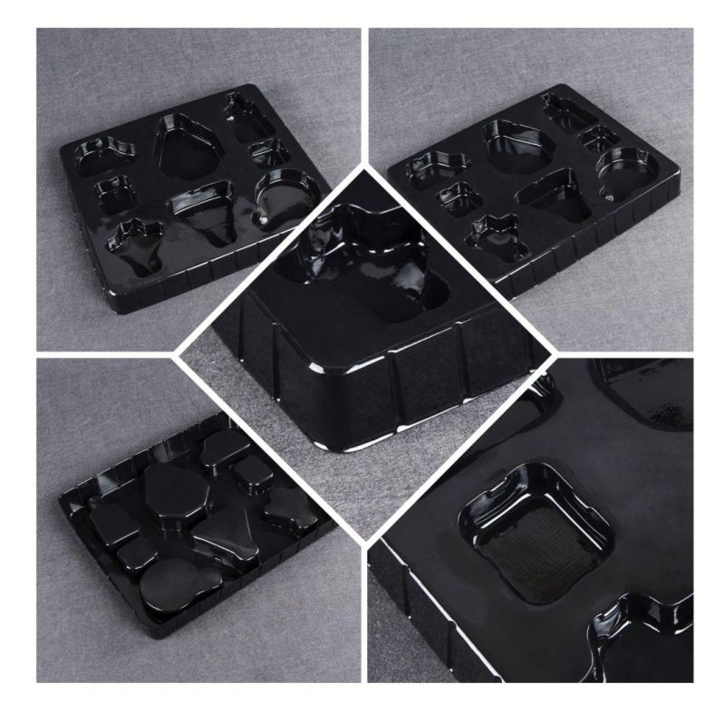 Customized Plastic Black Blister Tray for Toys