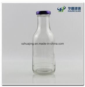 300ml 330ml Flint Clear Glass Drinking Bottles with Tin Lids