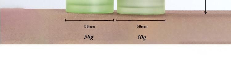 30 Ml Cream Glass Containers with Lids