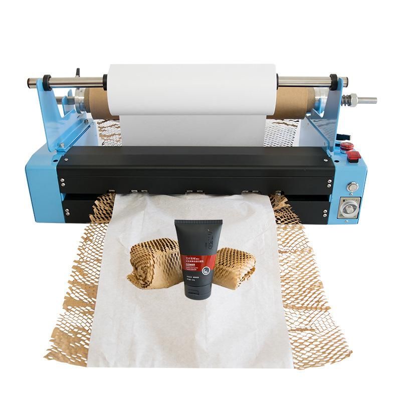 Cushion Wrapper Kraft Honeycomb Paper Wrap Machine for Fruit Store