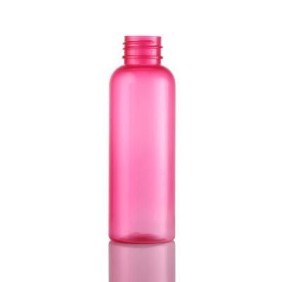 Pet Plastic Round Boston Sprayer Perfume Transparent Bottle