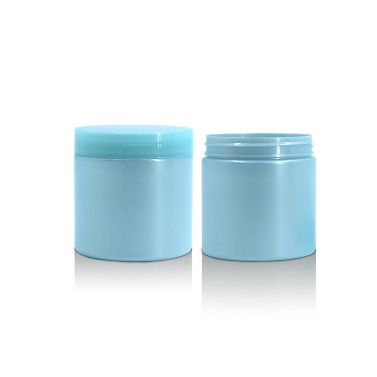 100g Blue Private Label Packaging Pet Cream Container Jar Cream Empty Jar Plastic Cosmetic Cream Jar for Skin Care