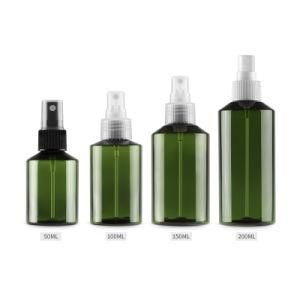 50ml/100ml/150ml/200ml Shaped Pet Bottle with Fine Mist Sprayer