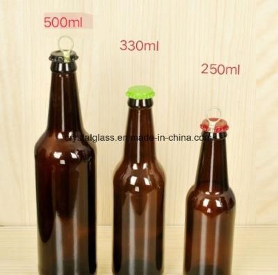 250ml 330ml 500ml Brown Glass Beer/Wine Bottle